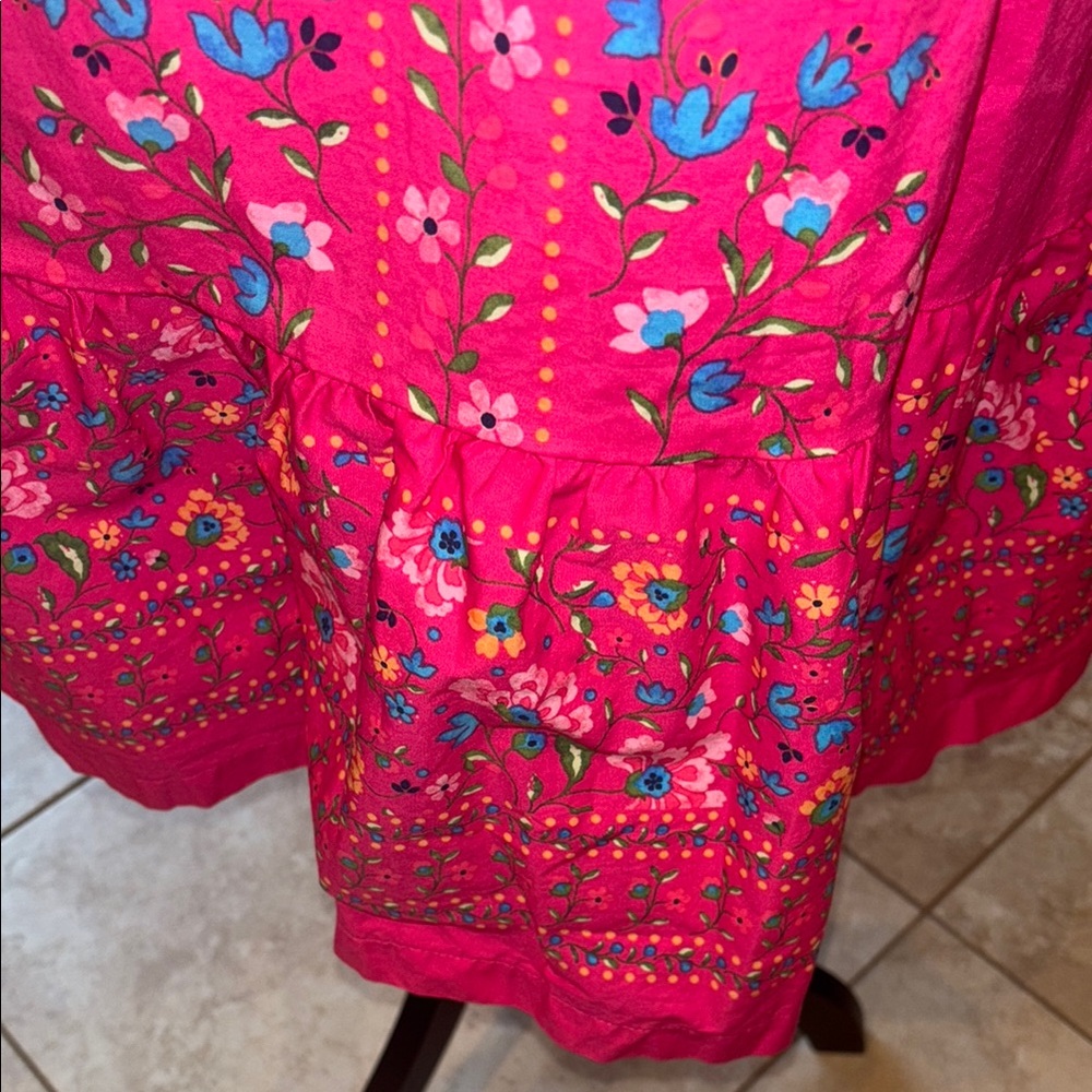 CeCe Pink Ruffled Tiered Sundress - Picture 3 of 5
